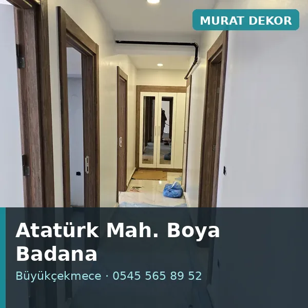 Atatürk Mahallesi (Büyükçekmece) boya badana ve tadilat - Murat Dekor Atatürk Mahallesi (Büyükçekmece) boya badana ve tadilat - Murat Dekor