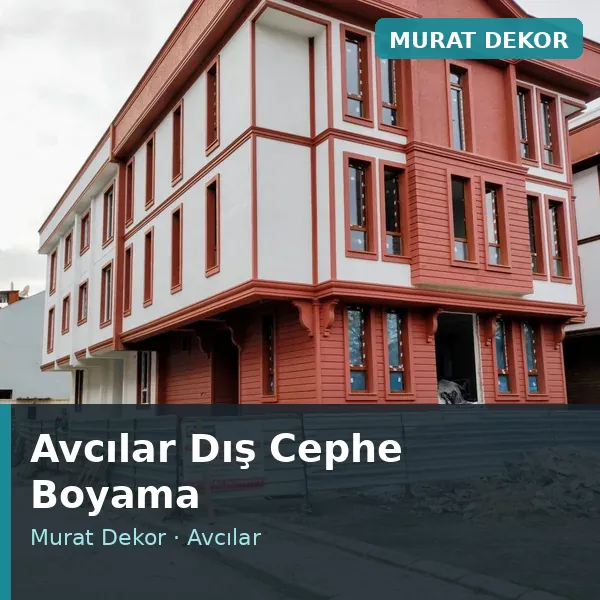 Avcılar dış cephe boyama uygulaması Avcılar dış cephe boyama uygulaması