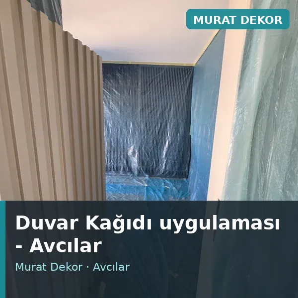 Duvar Kağıdı uygulama örneği, Avcılar bölgesi