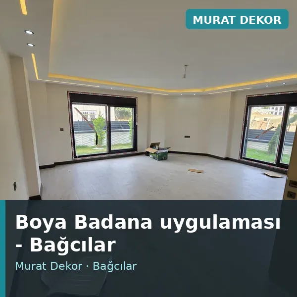Boya Badana uygulama örneği, Bağcılar bölgesi