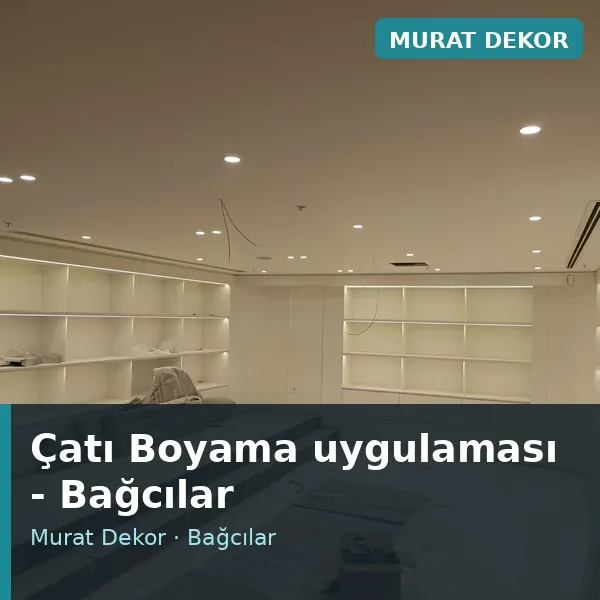 Çatı Boyama uygulama örneği, Bağcılar bölgesi