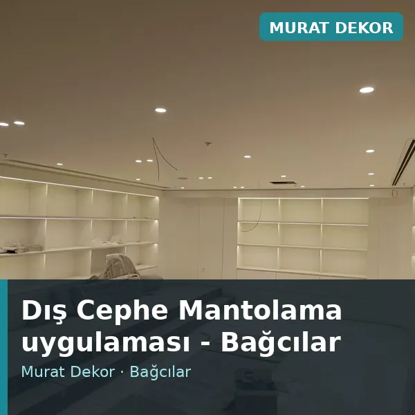 Dış Cephe Mantolama uygulama örneği, Bağcılar bölgesi