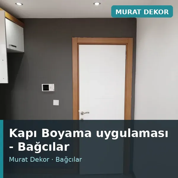 Kapı Boyama uygulama örneği, Bağcılar bölgesi
