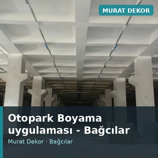 Otopark Boyama uygulama örneği, Bağcılar bölgesi