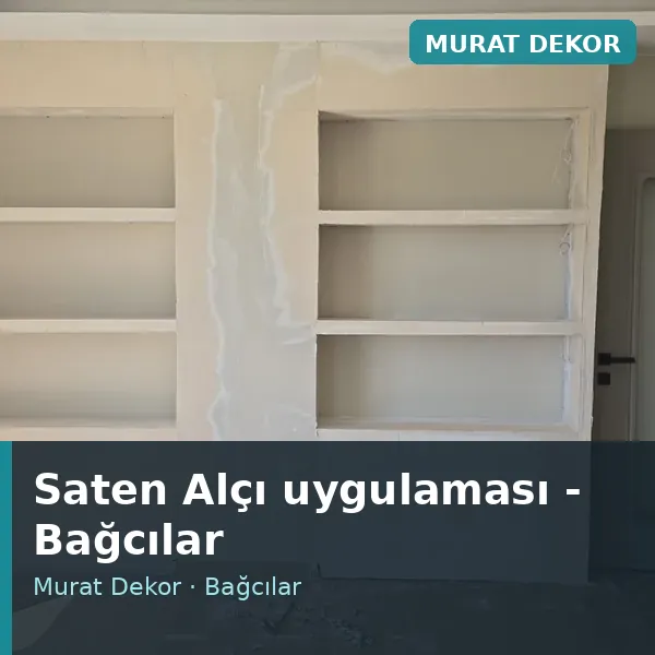 Saten Alçı uygulama örneği, Bağcılar bölgesi