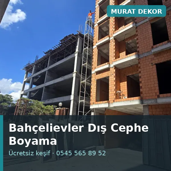 Bahçelievler dış cephe boyama - Murat Dekor Bahçelievler dış cephe boyama - Murat Dekor