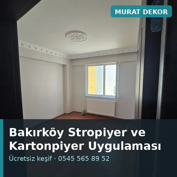 Bakırköy stropiyer ve kartonpiyer uygulaması - Murat Dekor Bakırköy stropiyer ve kartonpiyer uygulaması - Murat Dekor