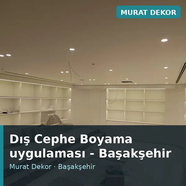Dış Cephe Boyama uygulama örneği, Başakşehir bölgesi Dış Cephe Boyama uygulama örneği, Başakşehir bölgesi