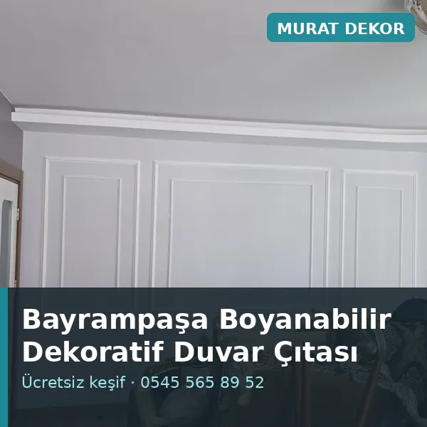 Bayrampaşa boyanabilir dekoratif duvar çıtası - Murat Dekor Bayrampaşa boyanabilir dekoratif duvar çıtası - Murat Dekor