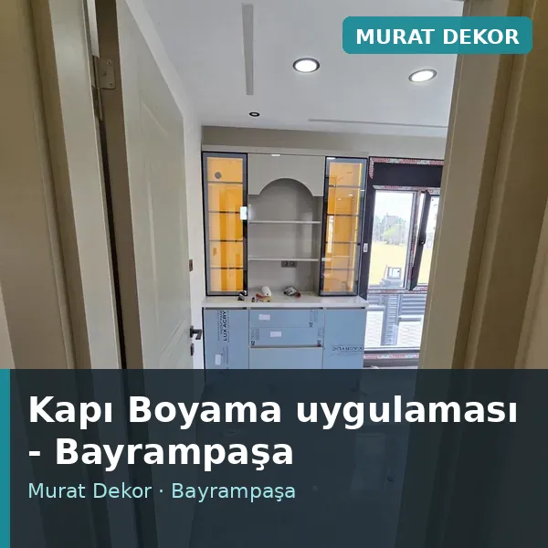 Kapı Boyama uygulama örneği, Bayrampaşa bölgesi