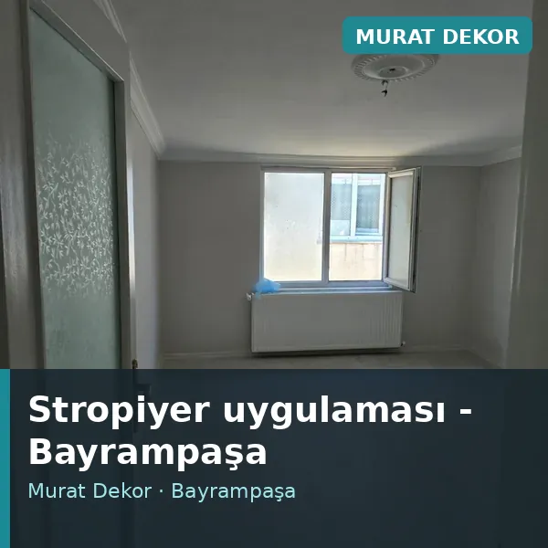Stropiyer uygulama örneği, Bayrampaşa bölgesi