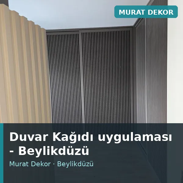 Duvar Kağıdı uygulama örneği, Beylikdüzü bölgesi