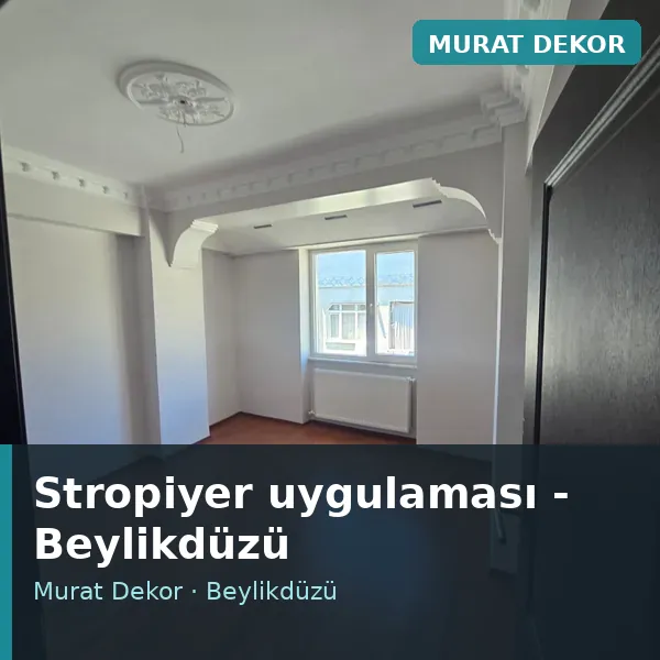 Stropiyer uygulama örneği, Beylikdüzü bölgesi