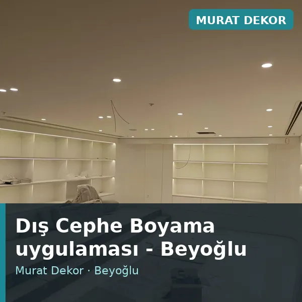 Dış Cephe Boyama uygulama örneği, Beyoğlu bölgesi Dış Cephe Boyama uygulama örneği, Beyoğlu bölgesi