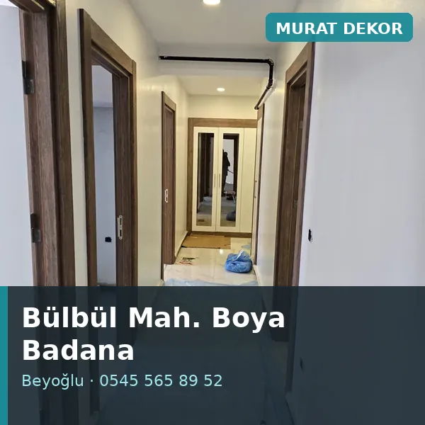 Bülbül Mahallesi (Beyoğlu) boya badana ve tadilat - Murat Dekor Bülbül Mahallesi (Beyoğlu) boya badana ve tadilat - Murat Dekor