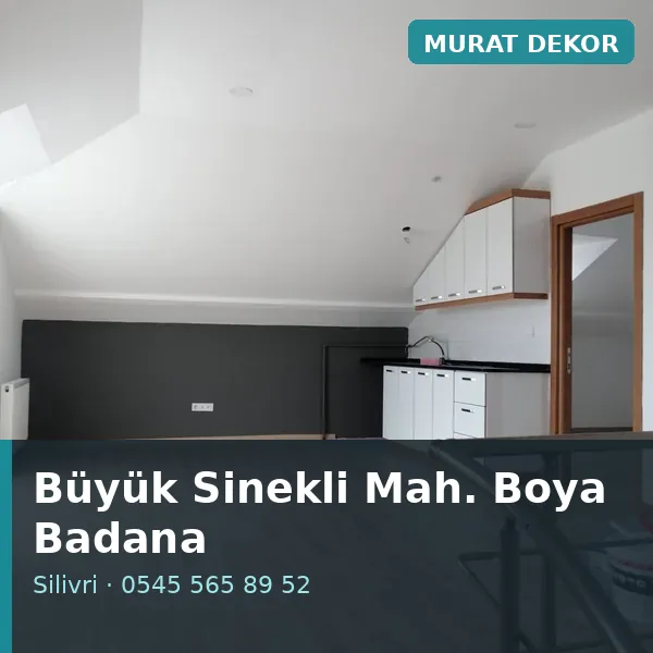 Büyük Sinekli Mahallesi (Silivri) boya badana ve tadilat - Murat Dekor Büyük Sinekli Mahallesi (Silivri) boya badana ve tadilat - Murat Dekor