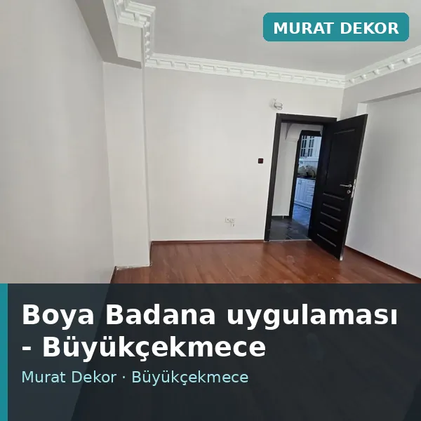 Boya Badana uygulama örneği, Büyükçekmece bölgesi Boya Badana uygulama örneği, Büyükçekmece bölgesi