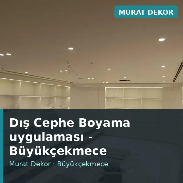 Dış Cephe Boyama uygulama örneği, Büyükçekmece bölgesi Dış Cephe Boyama uygulama örneği, Büyükçekmece bölgesi