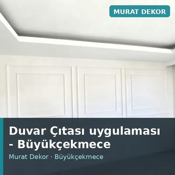 Duvar Çıtası uygulama örneği, Büyükçekmece bölgesi Duvar Çıtası uygulama örneği, Büyükçekmece bölgesi