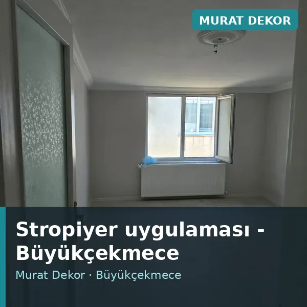 Stropiyer uygulama örneği, Büyükçekmece bölgesi Stropiyer uygulama örneği, Büyükçekmece bölgesi