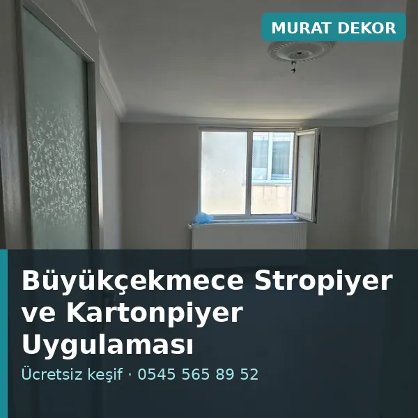 Büyükçekmece stropiyer ve kartonpiyer uygulaması - Murat Dekor Büyükçekmece stropiyer ve kartonpiyer uygulaması - Murat Dekor