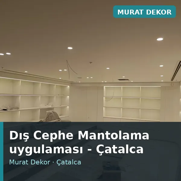Dış Cephe Mantolama uygulama örneği, Çatalca bölgesi Dış Cephe Mantolama uygulama örneği, Çatalca bölgesi