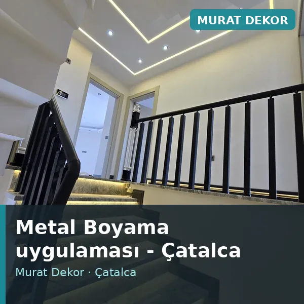 Metal Boyama uygulama örneği, Çatalca bölgesi Metal Boyama uygulama örneği, Çatalca bölgesi