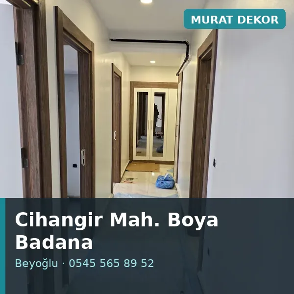 Cihangir Mahallesi (Beyoğlu) boya badana ve tadilat - Murat Dekor Cihangir Mahallesi (Beyoğlu) boya badana ve tadilat - Murat Dekor
