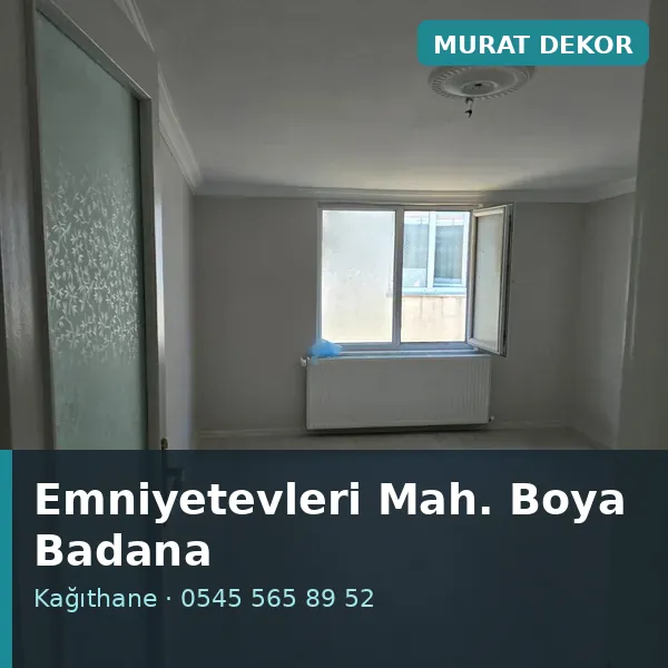 Emniyetevleri Mahallesi (Kağıthane) boya badana ve tadilat - Murat Dekor Emniyetevleri Mahallesi (Kağıthane) boya badana ve tadilat - Murat Dekor