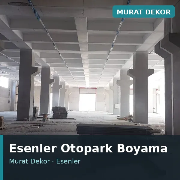 Esenler otopark boyama uygulaması Esenler otopark boyama uygulaması