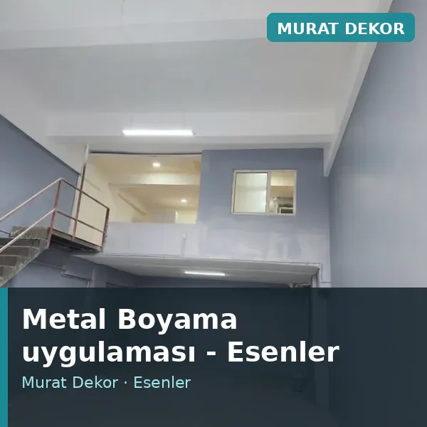 Metal Boyama uygulama örneği, Esenler bölgesi