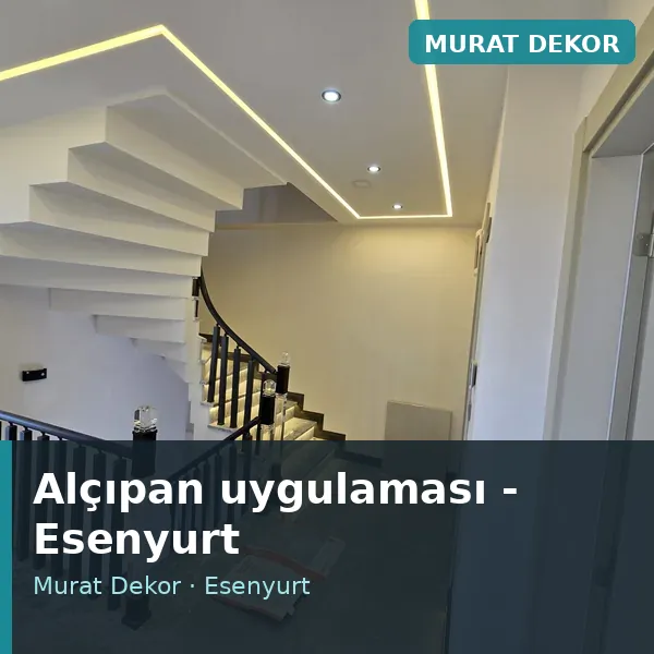 Alçıpan uygulama örneği, Esenyurt bölgesi