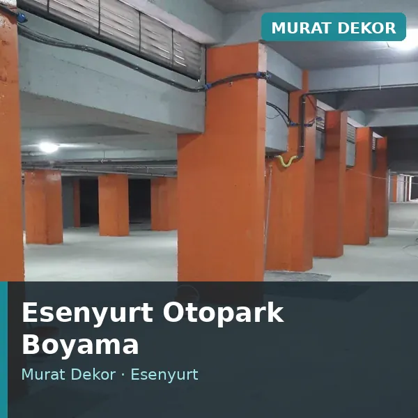 Esenyurt otopark boyama uygulaması Esenyurt otopark boyama uygulaması