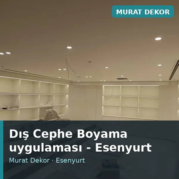 Dış Cephe Boyama uygulama örneği, Esenyurt bölgesi Dış Cephe Boyama uygulama örneği, Esenyurt bölgesi