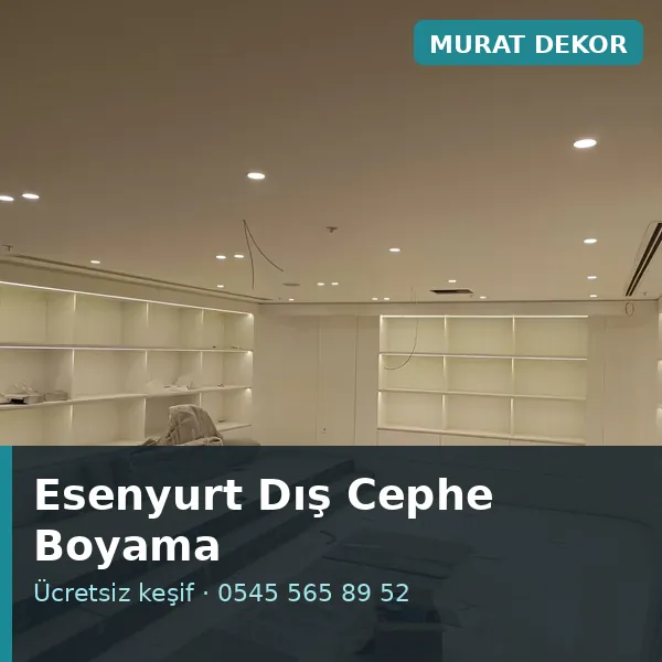 Esenyurt dış cephe boyama - Murat Dekor Esenyurt dış cephe boyama - Murat Dekor