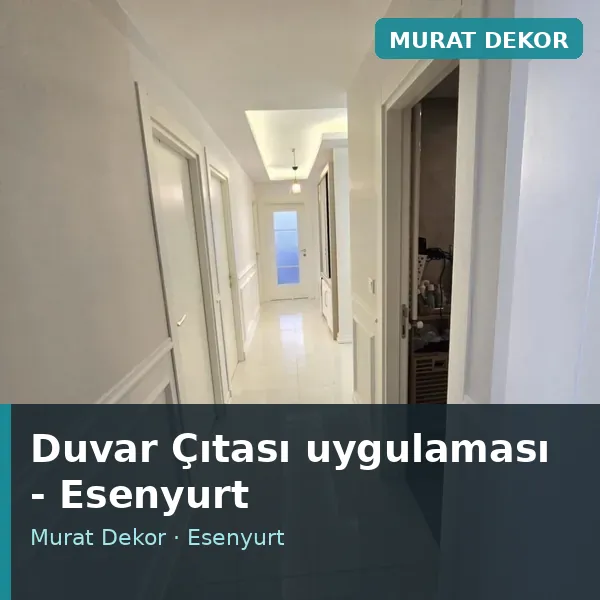 Duvar Çıtası uygulama örneği, Esenyurt bölgesi