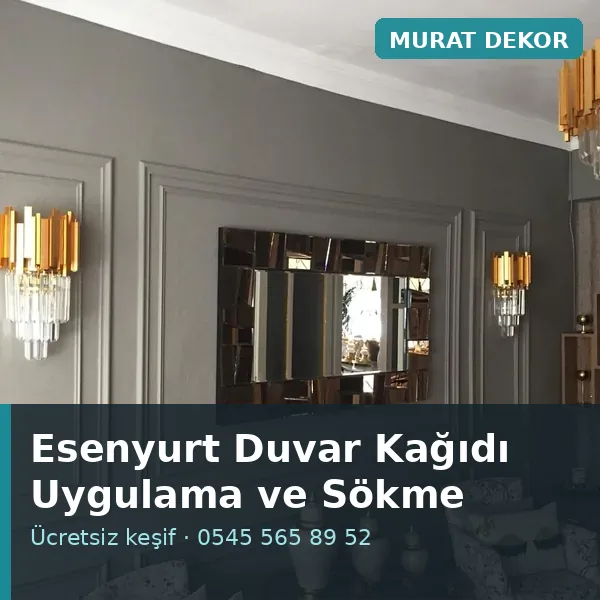 Esenyurt duvar kağıdı uygulama ve sökme - Murat Dekor Esenyurt duvar kağıdı uygulama ve sökme - Murat Dekor