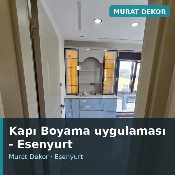 Kapı Boyama uygulama örneği, Esenyurt bölgesi