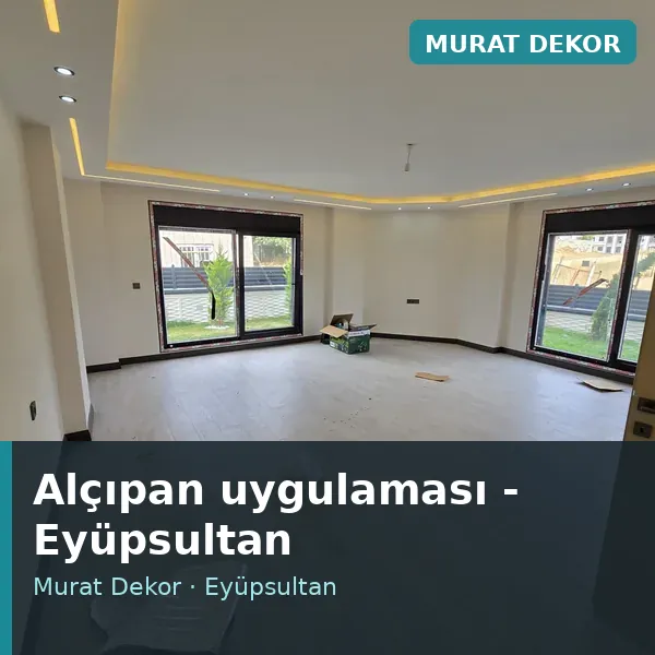 Alçıpan uygulama örneği, Eyüpsultan bölgesi
