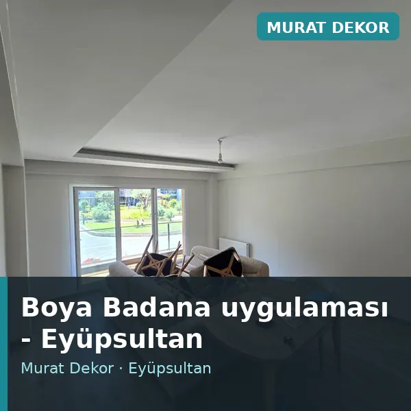 Boya Badana uygulama örneği, Eyüpsultan bölgesi Boya Badana uygulama örneği, Eyüpsultan bölgesi