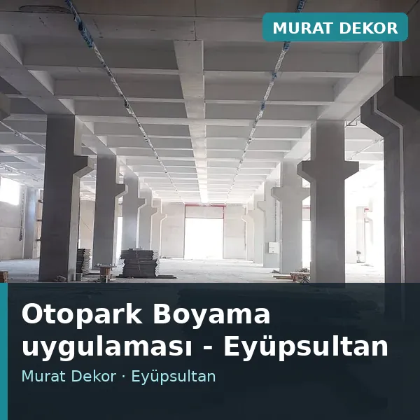 Otopark Boyama uygulama örneği, Eyüpsultan bölgesi Otopark Boyama uygulama örneği, Eyüpsultan bölgesi