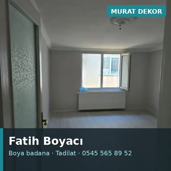 Fatih boyacı, boya badana ve tadilat - Murat Dekor Fatih boyacı, boya badana ve tadilat - Murat Dekor