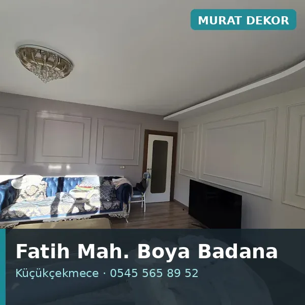 Fatih Mahallesi (Küçükçekmece) boya badana ve tadilat - Murat Dekor Fatih Mahallesi (Küçükçekmece) boya badana ve tadilat - Murat Dekor