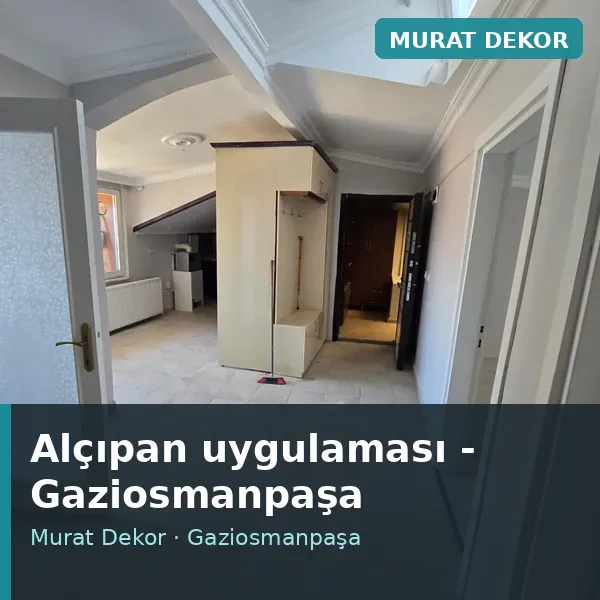 Alçıpan uygulama örneği, Gaziosmanpaşa bölgesi