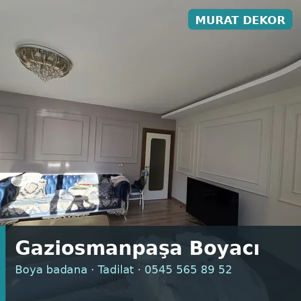 Gaziosmanpaşa boyacı, boya badana ve tadilat - Murat Dekor Gaziosmanpaşa boyacı, boya badana ve tadilat - Murat Dekor