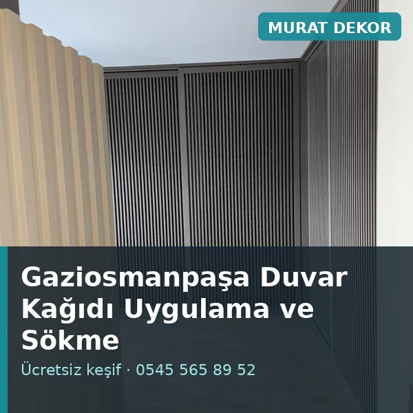 Gaziosmanpaşa duvar kağıdı uygulama ve sökme - Murat Dekor Gaziosmanpaşa duvar kağıdı uygulama ve sökme - Murat Dekor