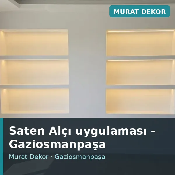 Saten Alçı uygulama örneği, Gaziosmanpaşa bölgesi
