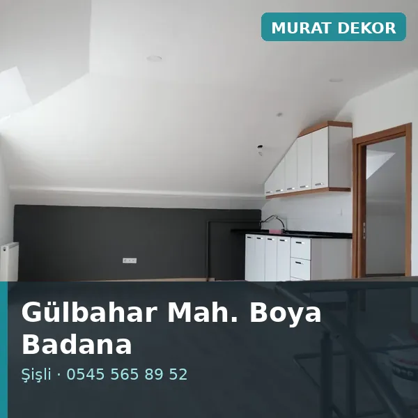 Gülbahar Mahallesi (Şişli) boya badana ve tadilat - Murat Dekor Gülbahar Mahallesi (Şişli) boya badana ve tadilat - Murat Dekor