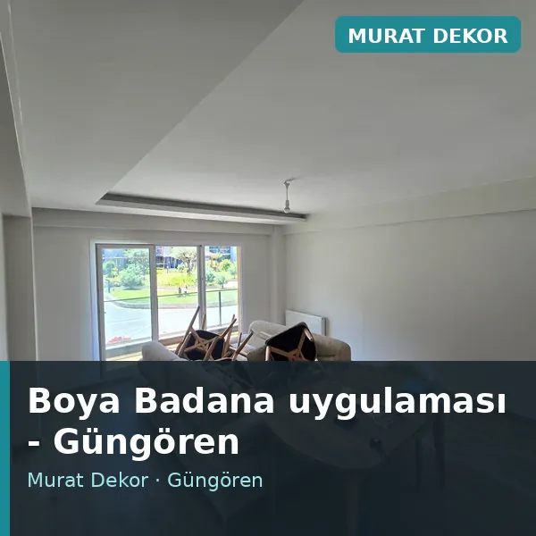Boya Badana uygulama örneği, Güngören bölgesi