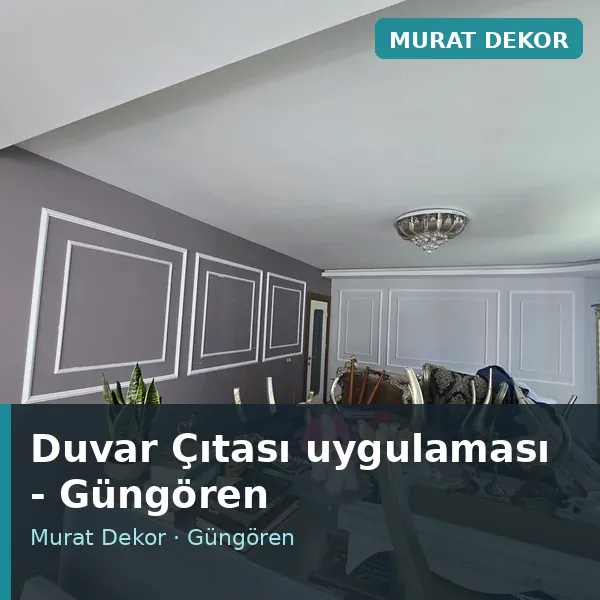 Duvar Çıtası uygulama örneği, Güngören bölgesi